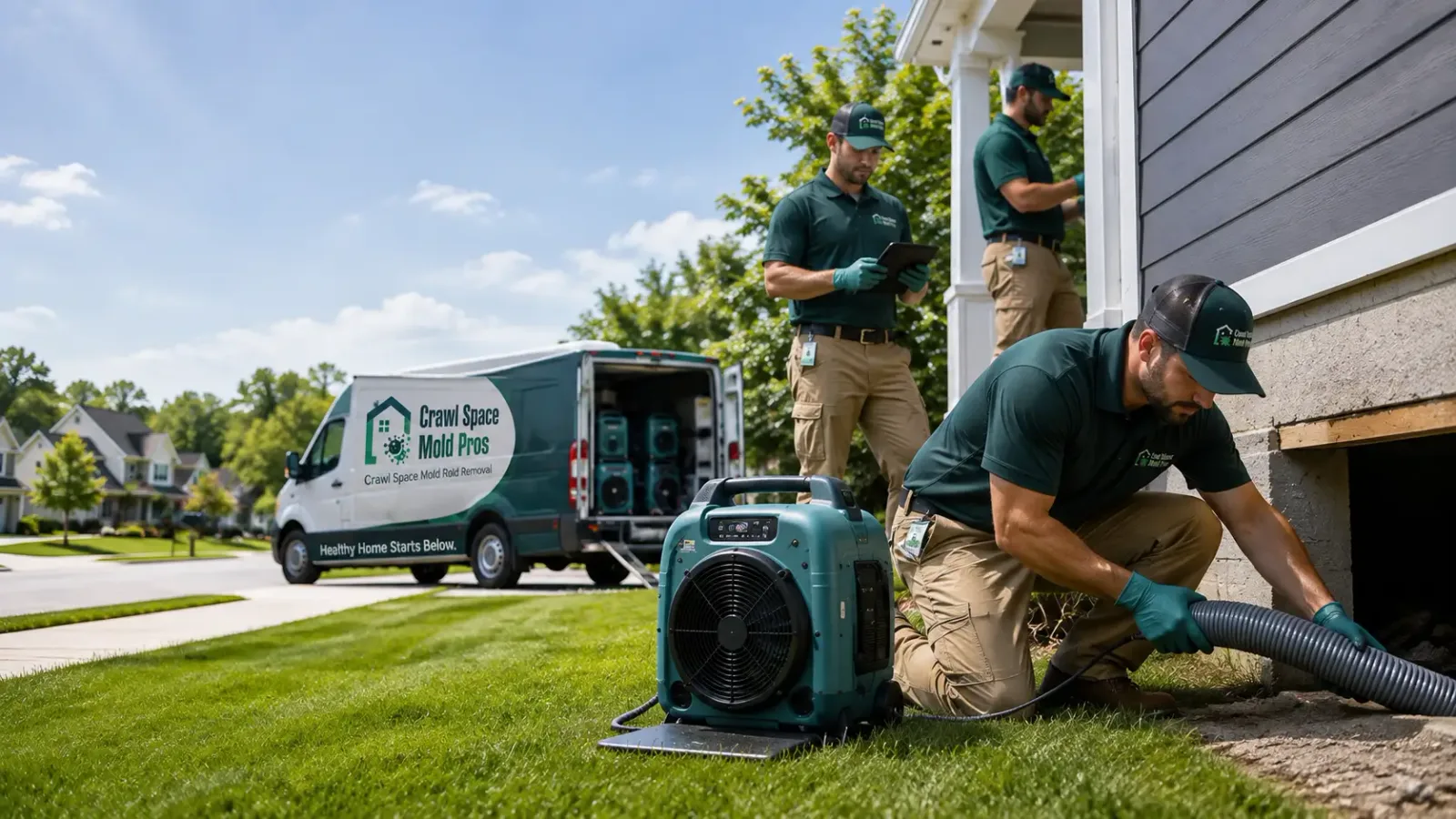 Crawl Space Mold Removal in East Bridgewater, MA